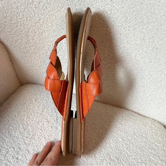 BOC Born Orange Braided Thong Sandals Flip Flops Women’s Size 9 - Picture 11 of 14